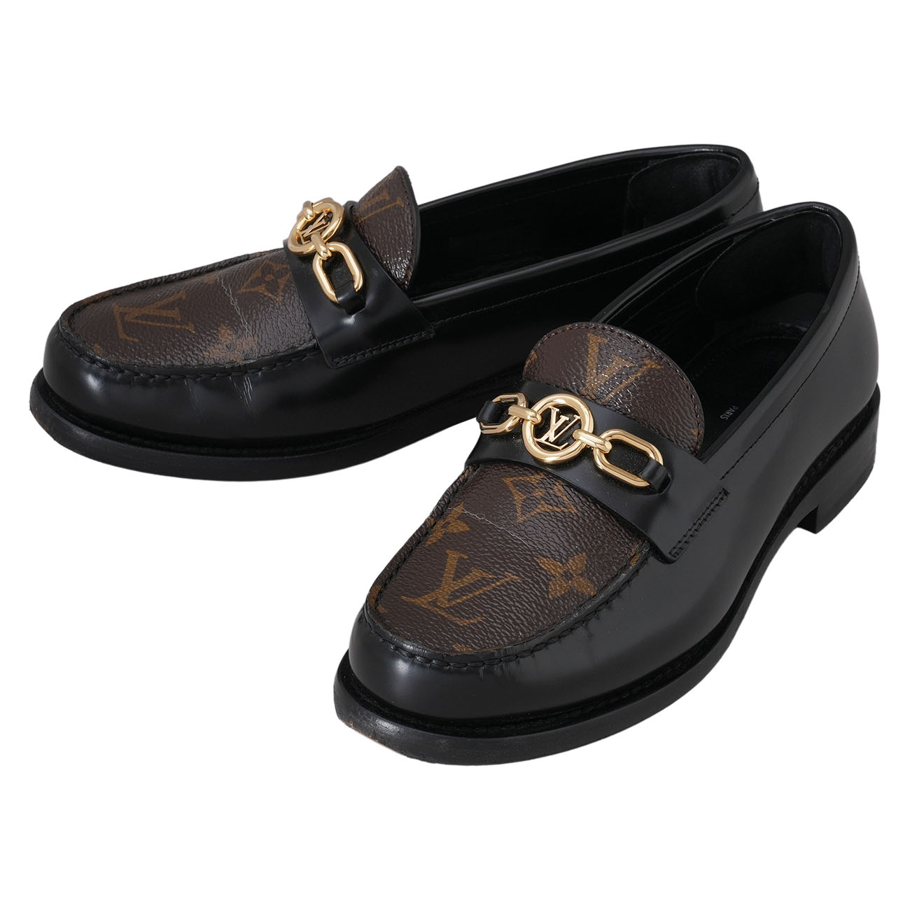 LOUIS VUITTON(USED)루이비통 1ABPL4 체스 플랫 로퍼 #35.5